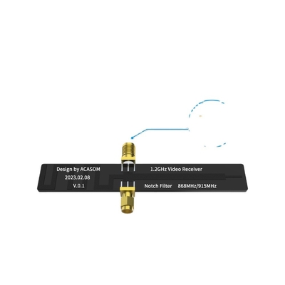 1.2-1.3GHz रिसीवर में 868/915MHz के लिए अपने वीडियो 1.2GHz VRX नॉच फ़िल्टर का अनुकूलन करें