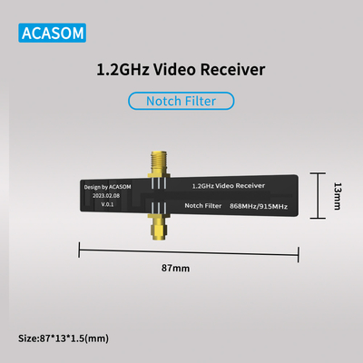1.2-1.3GHz रिसीवर में 868/915MHz के लिए अपने वीडियो 1.2GHz VRX नॉच फ़िल्टर का अनुकूलन करें