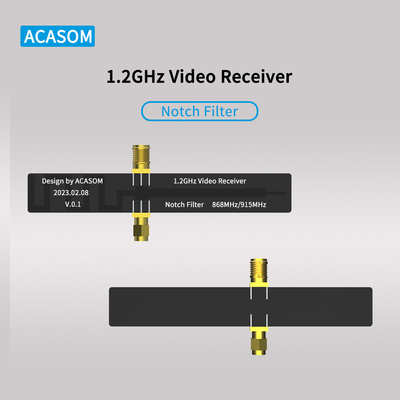 868/915GHz ड्रोन भागों के लिए हस्तक्षेप 1080MHz बैंडपास नॉच फ़िल्टर को समाप्त करें