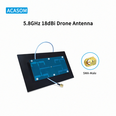 900MHz 915MHz 50W उच्च लाभ FPV ड्रोन एंटीना कस्टम PCBA चिपसेट SMA पुरुष के साथ
