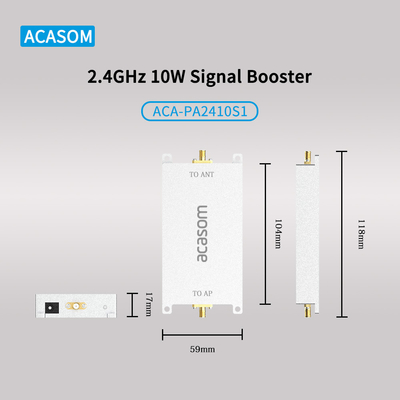 ड्रोन सिग्नल बूस्टर 2.4GHz 10w 20w 40w 100w एम्पलीफायर जैमिंग फंक्शन के साथ