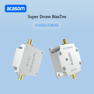 12V सुपर ड्रोन बायस टी इनपुट पावर ≤40dBm और 2.4-2.5GHz के लिए कम सम्मिलन हानि ≤0.4dB