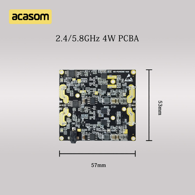 दोहरी बैंड 5.8GHz और 2.4GHz आरएफ सिग्नल बूस्टर 4W 36dBm पीसीबीए बोर्ड डीसी 12V के लिए