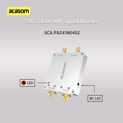 डबल चैनल 2.4 GHz 5.8 GHz सिग्नल एम्पलीफायर अधिकतम आउटपुट पावर P1dB 36dBm 4W