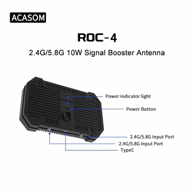 10W आरएफ ट्रांससीवर 8000mAh डुअल बैंड ड्रोन सिग्नल एक्सटेंडर डीजी यूएवी एम्पलीफायर