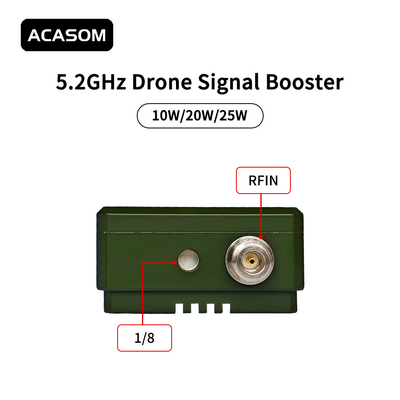दूर तक उड़ान भरने के लिए हल्के 10W 5.2GHz ड्रोन सिग्नल एक्सटेंडर