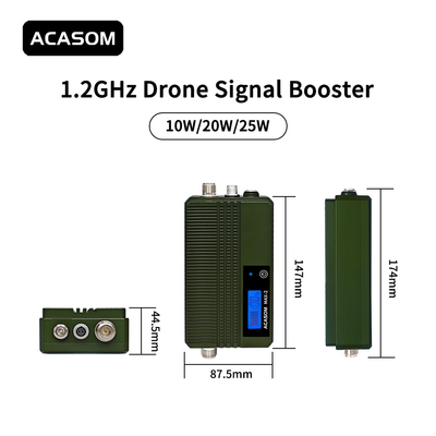 अपनी उड़ान को बढ़ाएँ 10W/20W ड्रोन एफपीवी सिग्नल बूस्टर 1.2GHz-1280MHz