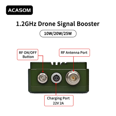 1.2GHz-1280MHz 10W/20W ड्रोन एफपीवी एम्पलीफायर एफपीवी रेंज एक्सटेंडर