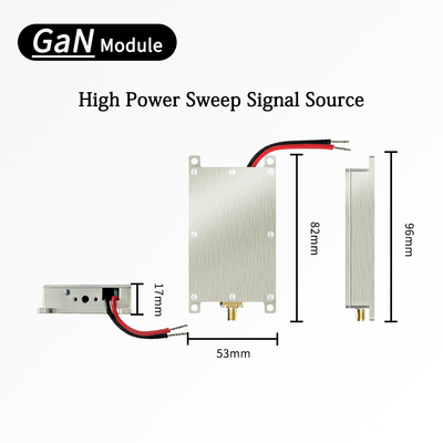 400MHz 500M 50W GAN 450M एल्यूमीनियम खोल के साथ ड्रोन जैमर मॉड्यूल