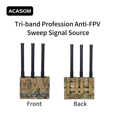 2350MHz-2550MHz 50 वाट पोर्टेबल ड्रोन जैमर आरएफ हाई पावर सिग्नल स्रोत