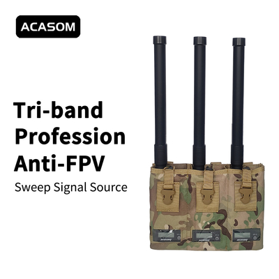 2350MHz-2550MHz 50 वाट पोर्टेबल ड्रोन जैमर आरएफ हाई पावर सिग्नल स्रोत
