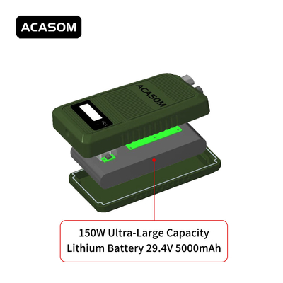 4900MHz-5100MHz पोर्टेबल ड्रोन जैमर 5.0G लंबी दूरी की जलरोधक